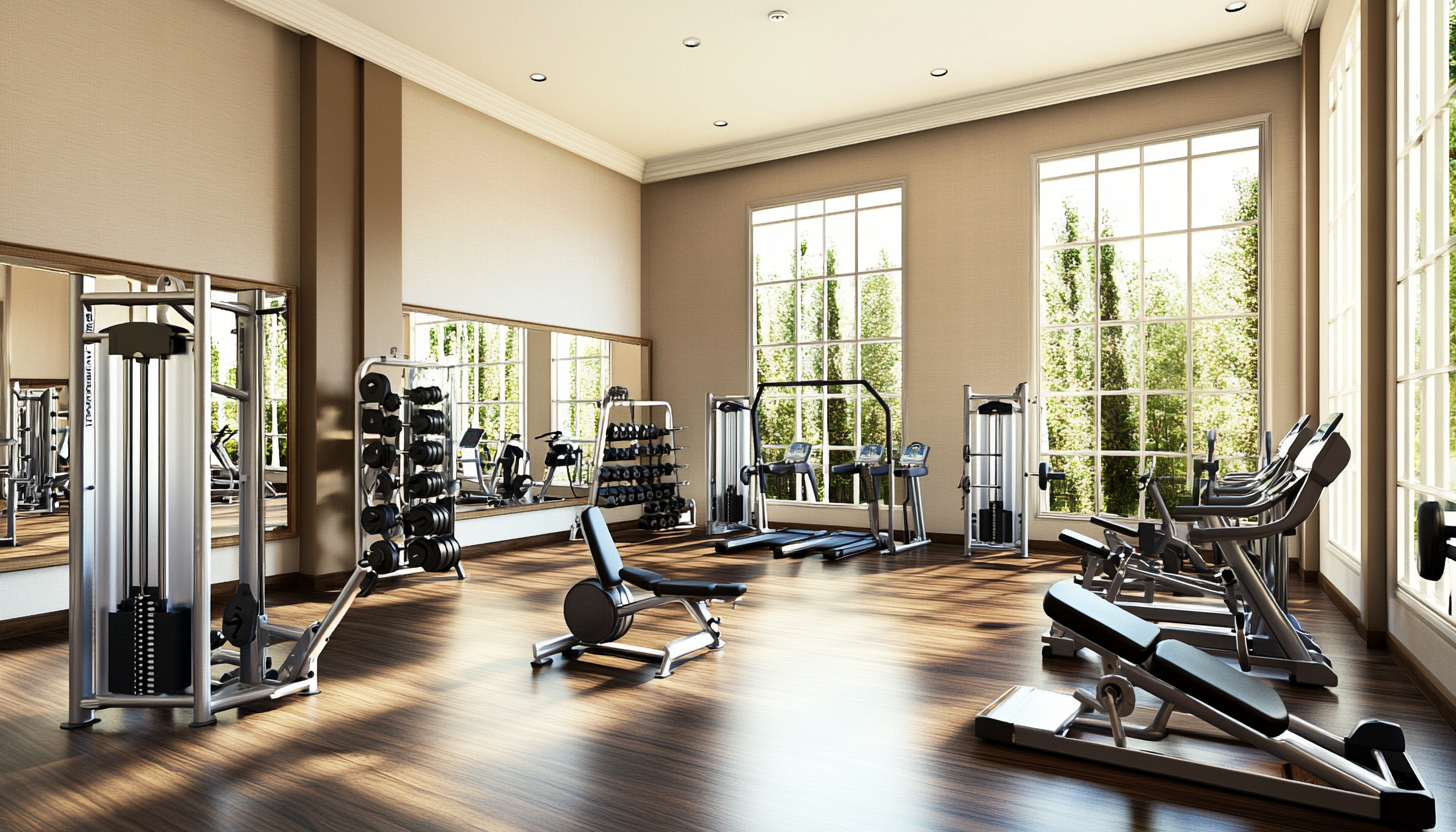 Espaco fitness moderno e completo em condominio de luxo com equipamentos novos